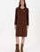 Kadın Kahverengi Triko Elbise