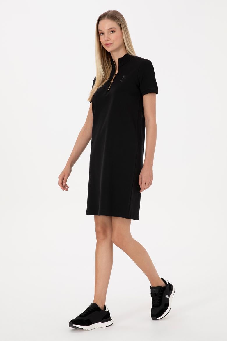 Kadın Siyah Örme Elbise - 50314216021