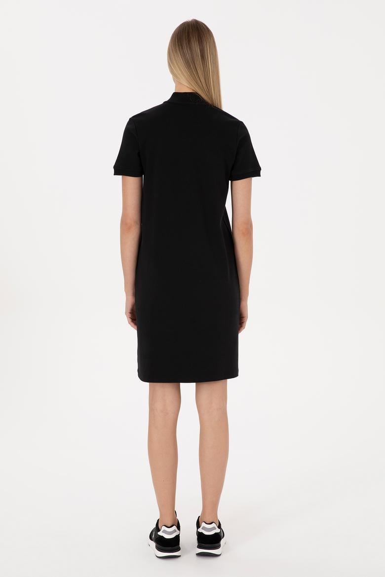 Kadın Siyah Örme Elbise - 50314216021