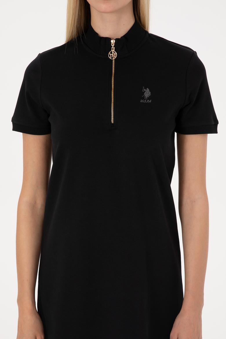 Kadın Siyah Örme Elbise - 50314216021