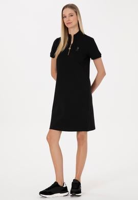 Kadın Siyah Örme Elbise - 50314216021