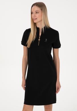 Kadın Siyah Örme Elbise - 50314216021