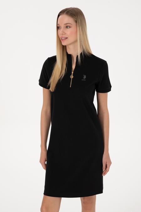 Kadın Siyah Örme Elbise