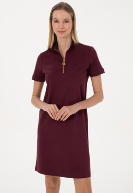 Kadın Bordo Örme Elbise - 50314216032