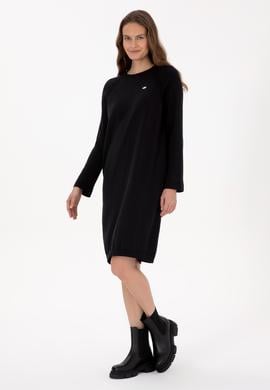 Kadın Siyah Triko Elbise - 50314732004