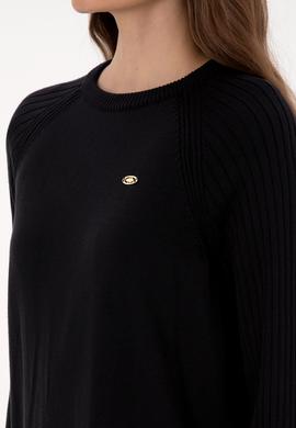 Kadın Siyah Triko Elbise - 50314732004