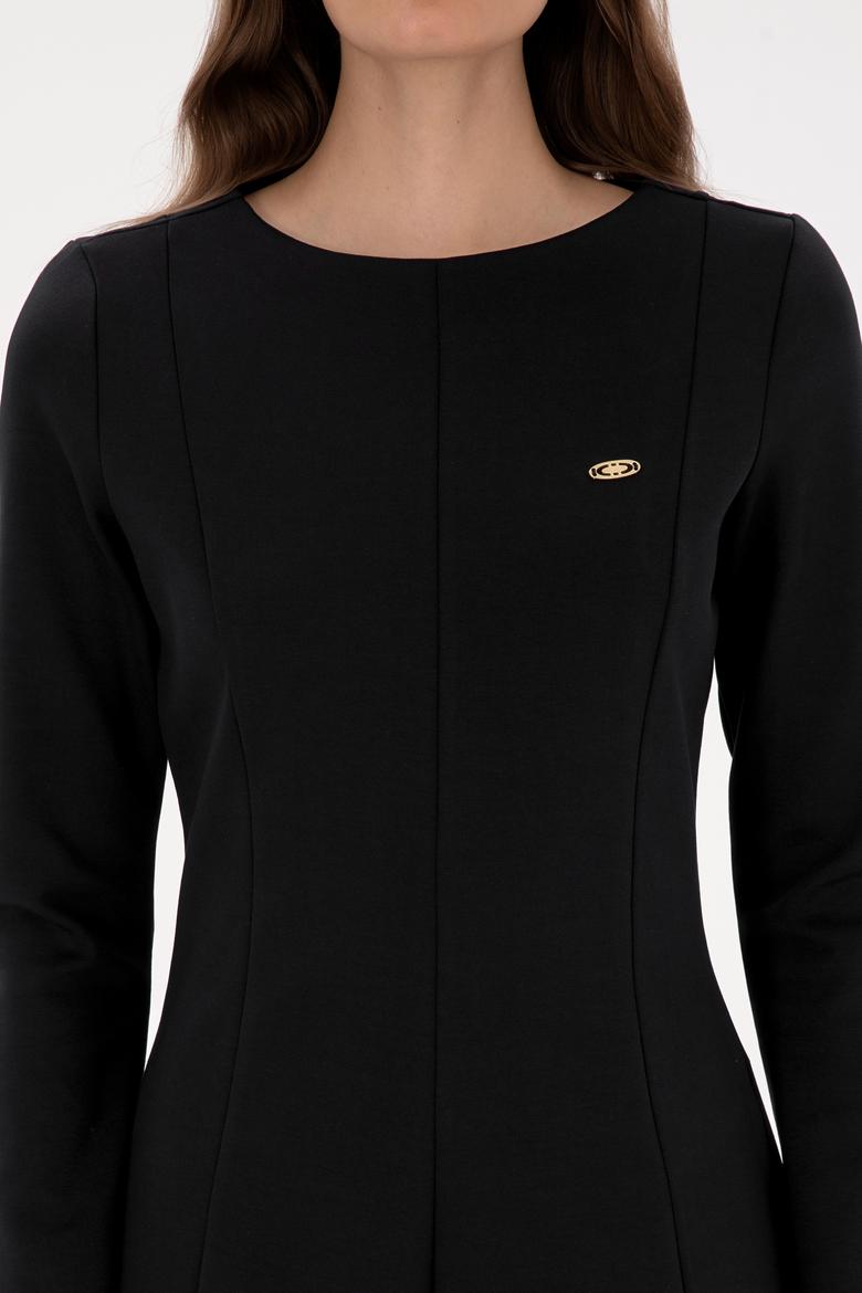 Kadın Siyah Örme Elbise - 50315045007