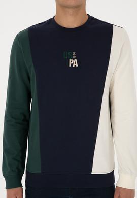 Erkek Açık Lacivert Sweatshirt - 50316379028