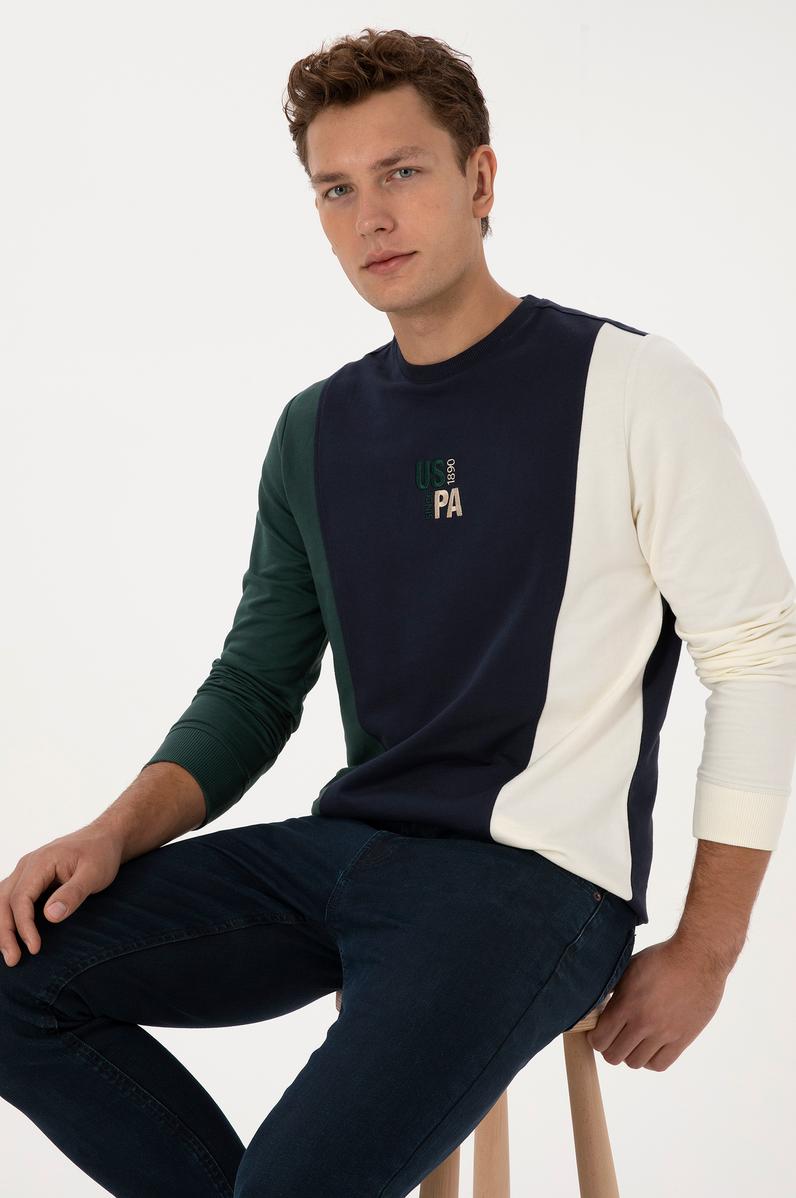 Erkek Açık Lacivert Sweatshirt