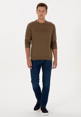 Erkek Koyu Mavi Slim Fit Jean Pantolon - 50316552107