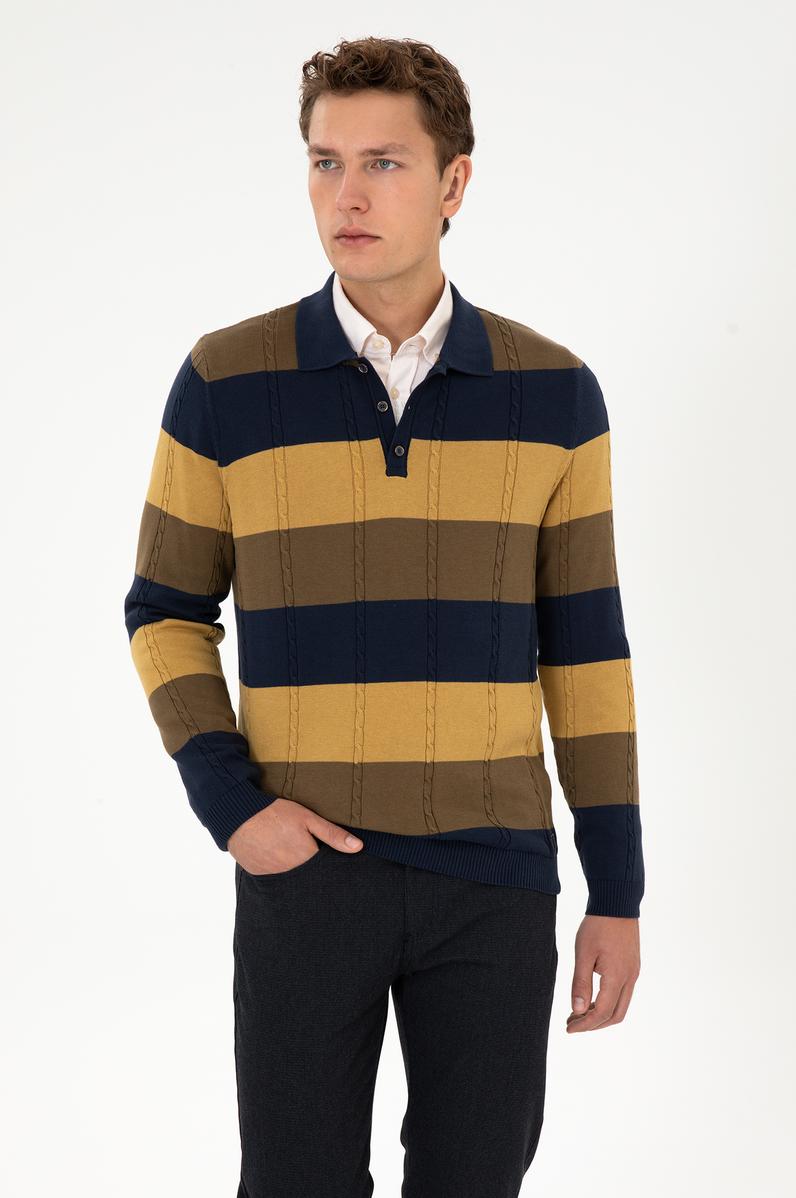 Erkek Lacivert Kazak