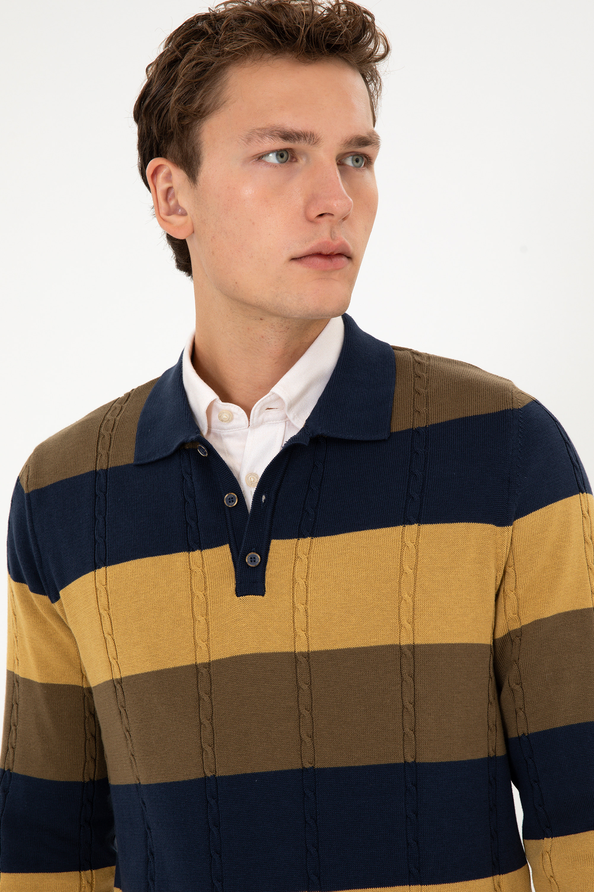 Erkek Lacivert Kazak - 50316616026