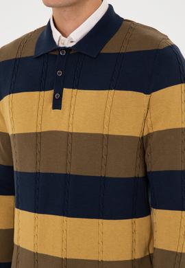 Erkek Lacivert Kazak - 50316616026