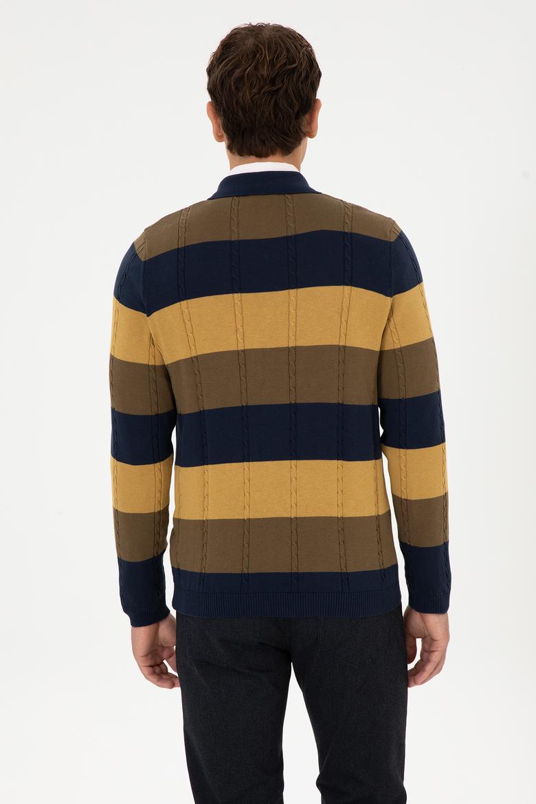 Erkek Lacivert Kazak - 50316616026