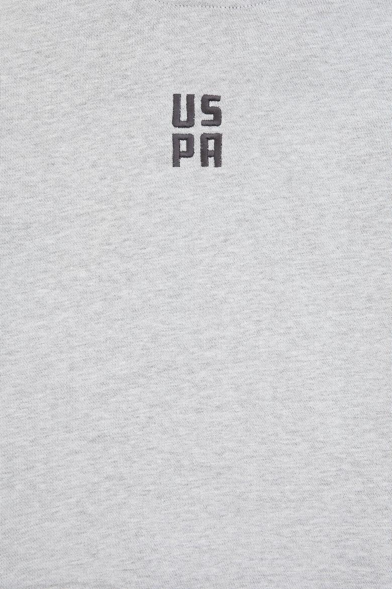 Erkek Çocuk Gri Melanj Kapüşonlu Sweatshirt - 50325170016