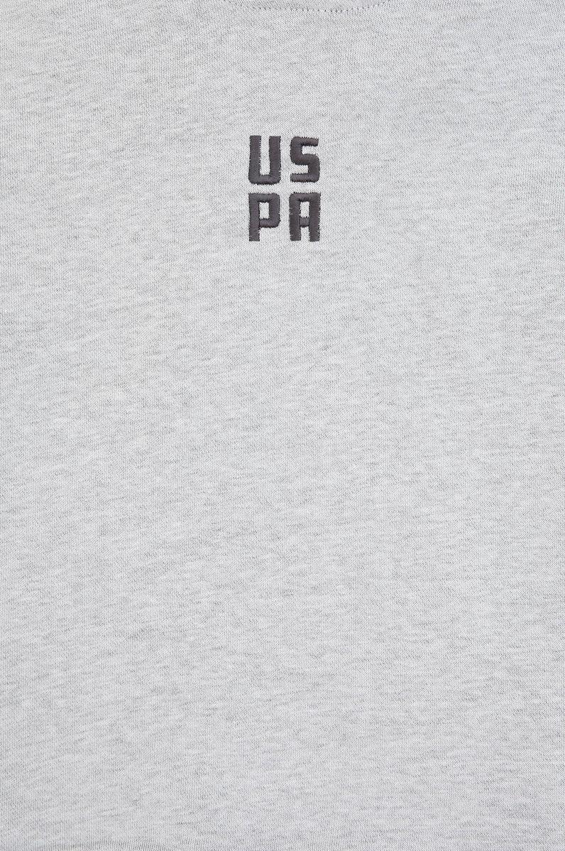 Erkek Çocuk Gri Melanj Kapüşonlu Sweatshirt