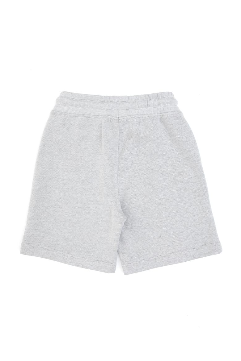 Erkek Çocuk Gri Melanj Örme Şort - 50325210032