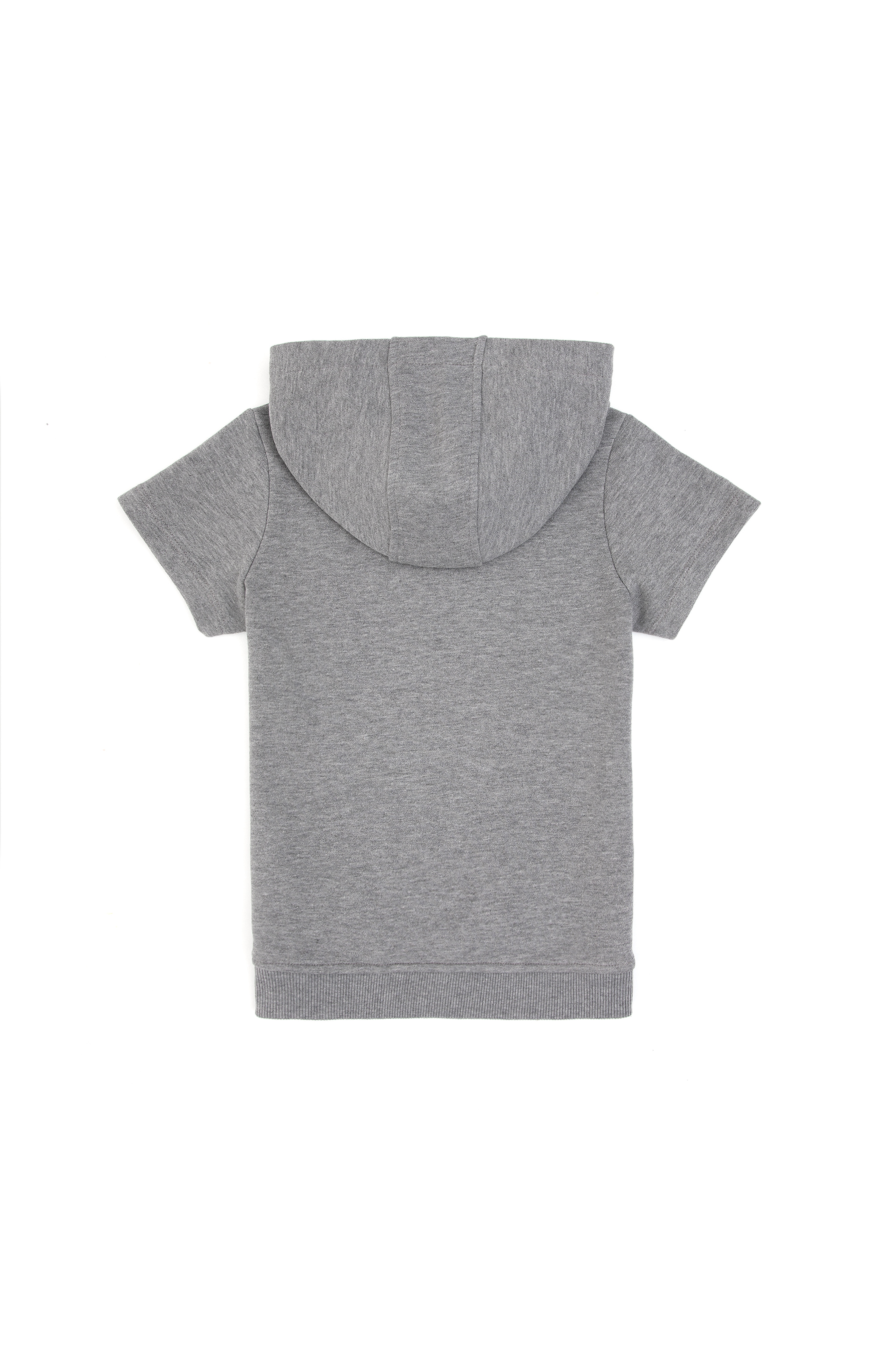 Erkek Çocuk Antrasit Melanj Kapüşonlu Sweatshirt