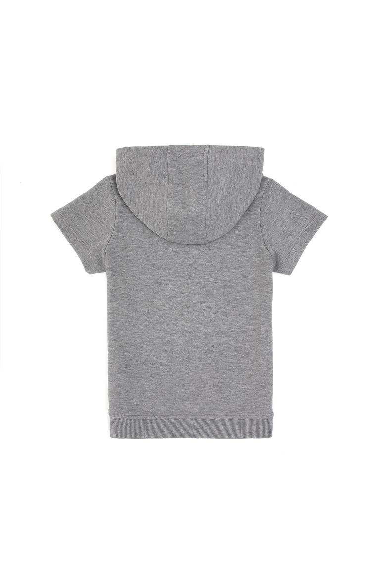 Erkek Çocuk Antrasit Melanj Kapüşonlu Sweatshirt - 50325170024