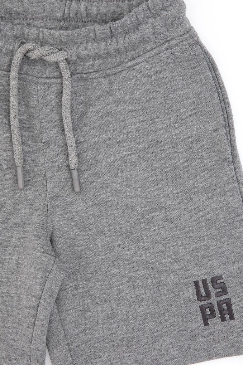 Erkek Çocuk Antrasit Melanj Örme Şort - 50325210018