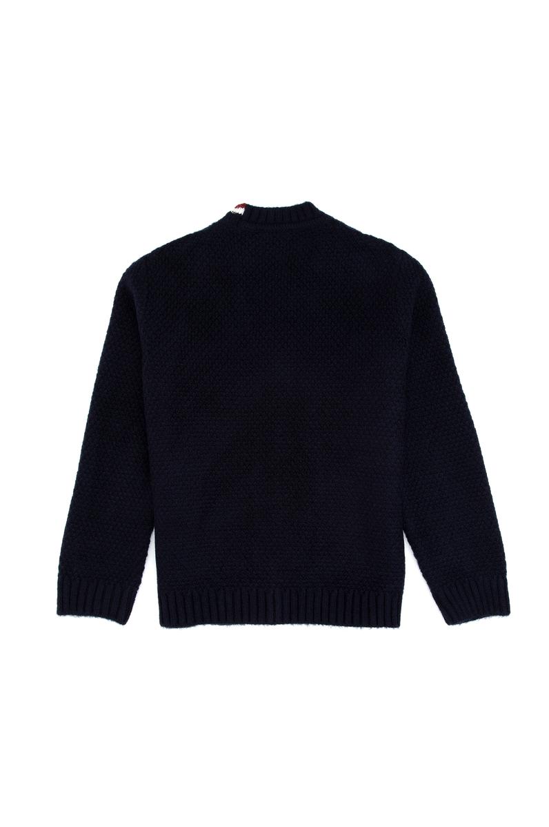 Erkek Çocuk Lacivert Düğmeli Triko Hırka