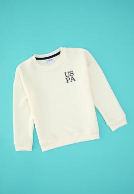 Erkek Çocuk Krem Dik Yaka Sweatshirt - 50311932001