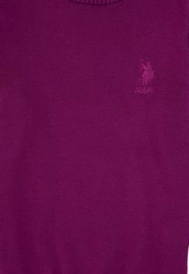 Kız Çocuk Menekşe Bisiklet Yaka Basic Kazak - 50313081013