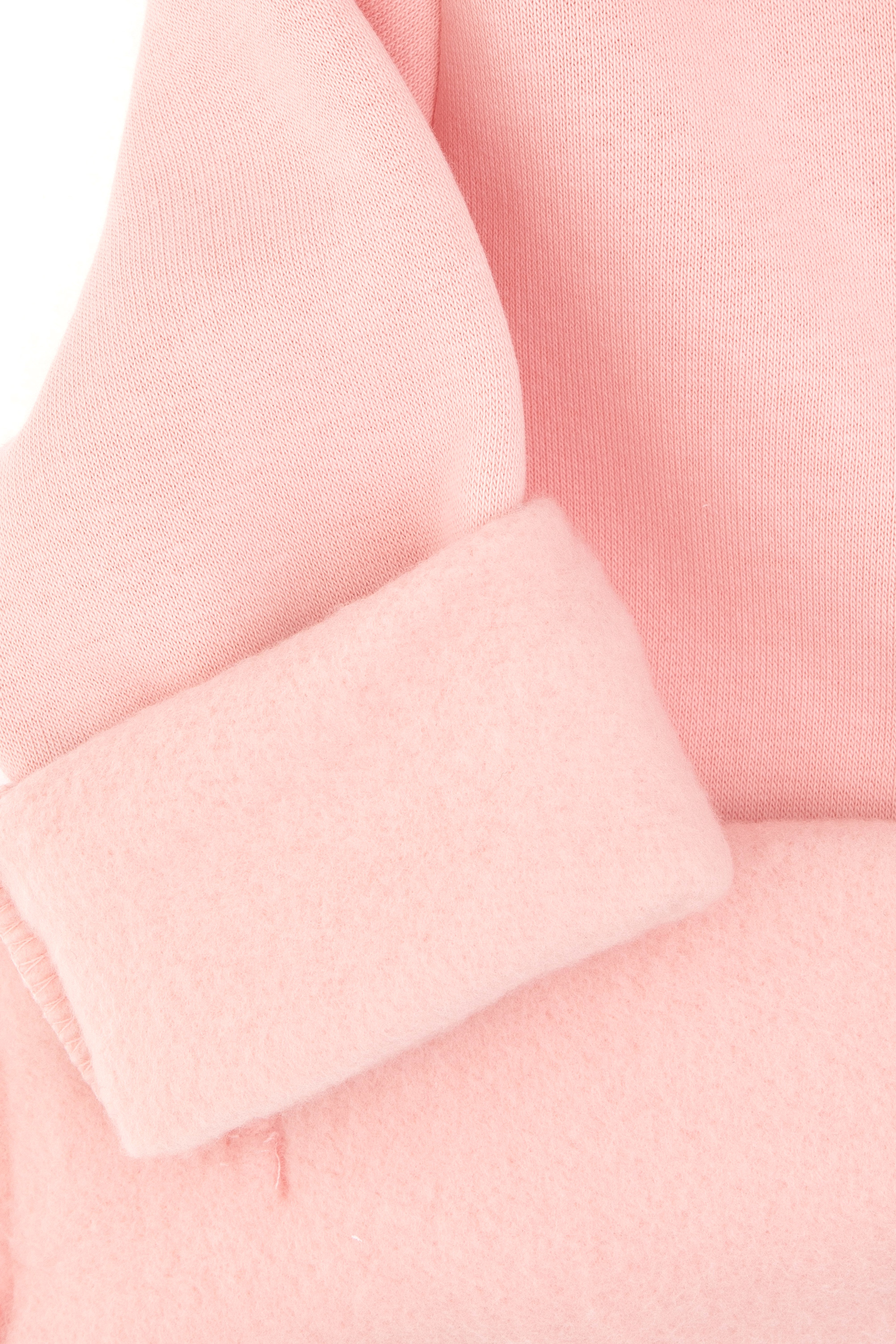 Kız Çocuk Toz Pembe Basic Sweatshirt - Image 5