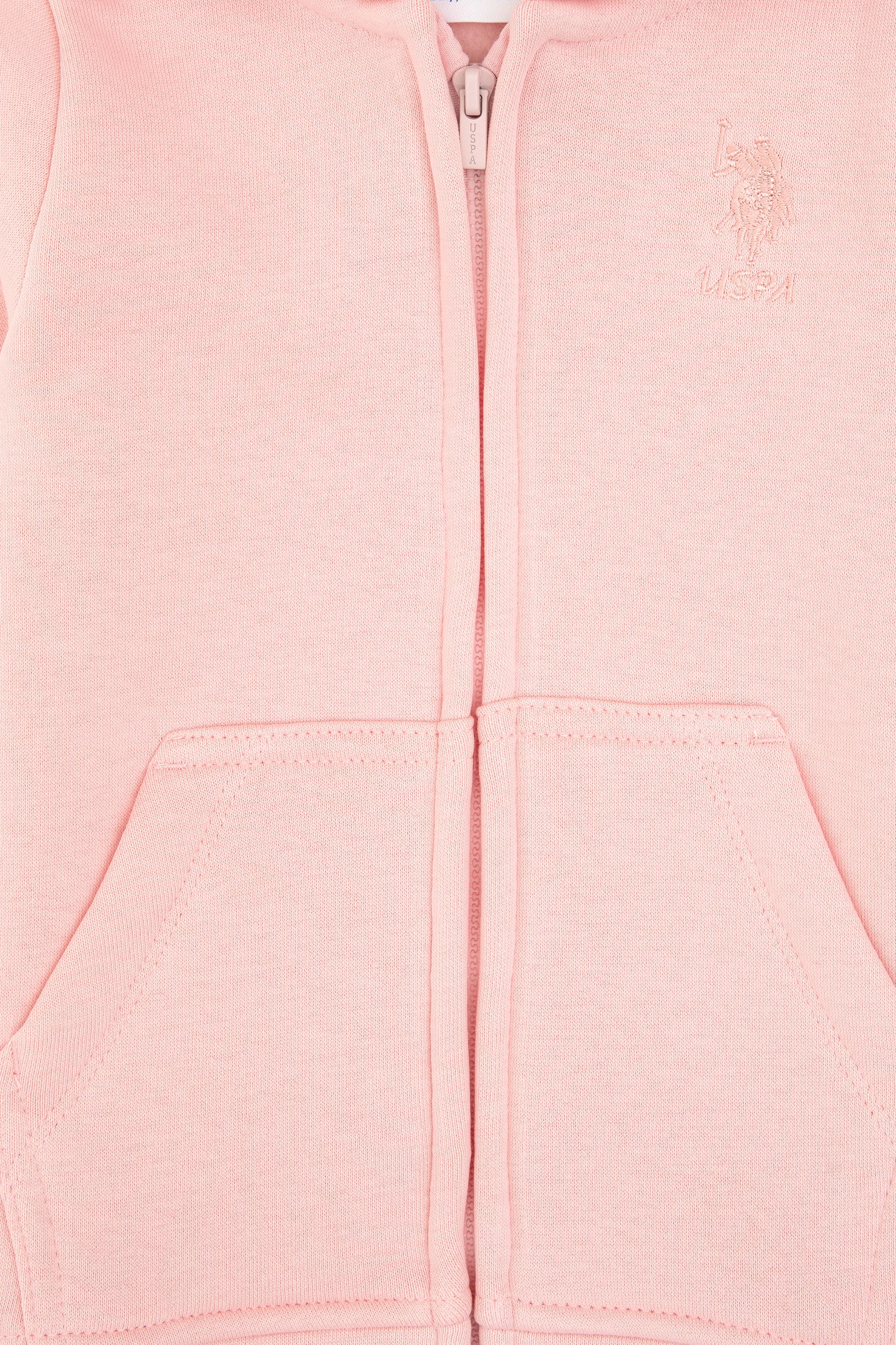 Kız Çocuk Toz Pembe Basic Sweatshirt - Image 4