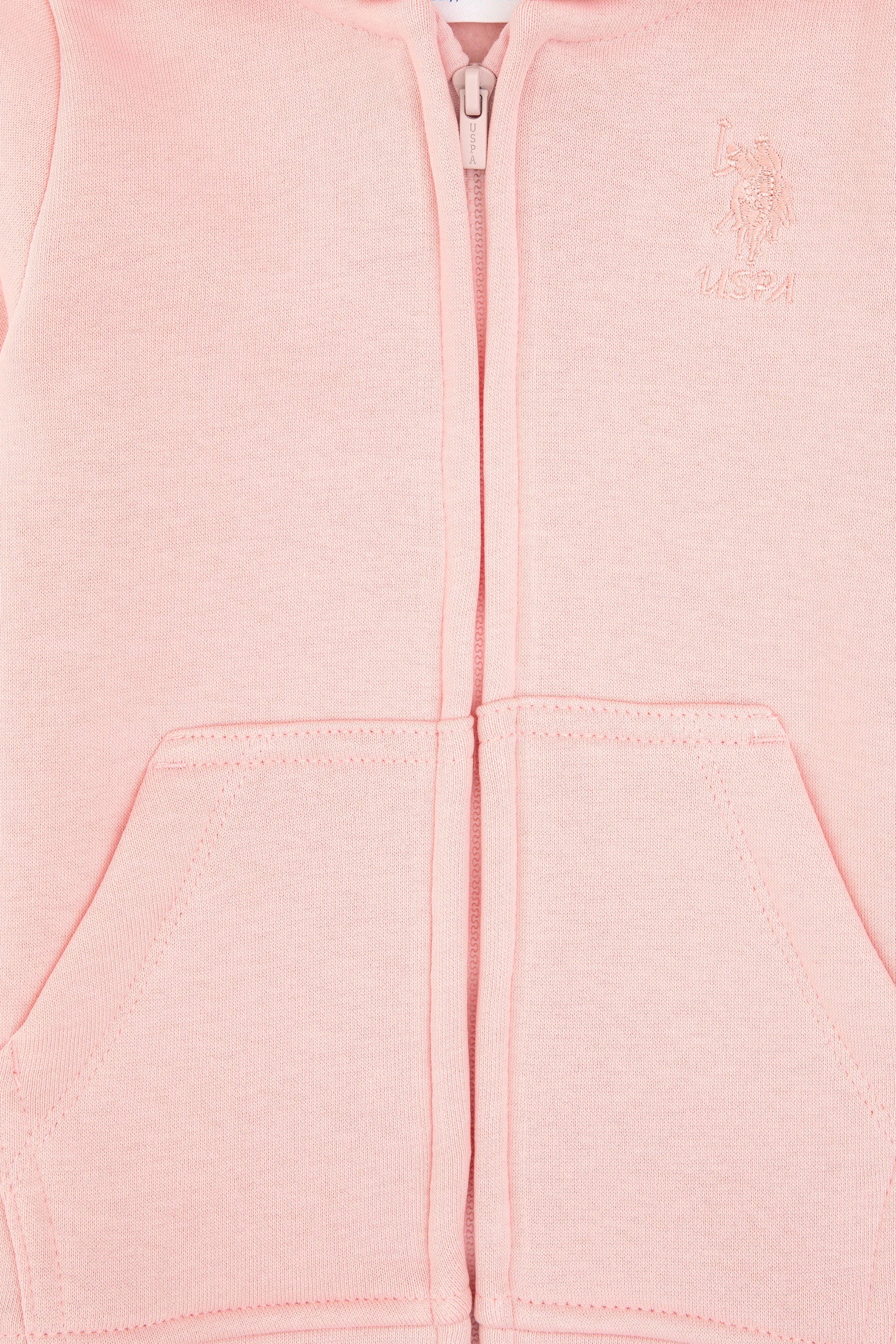 Kız Çocuk Toz Pembe Basic Sweatshirt