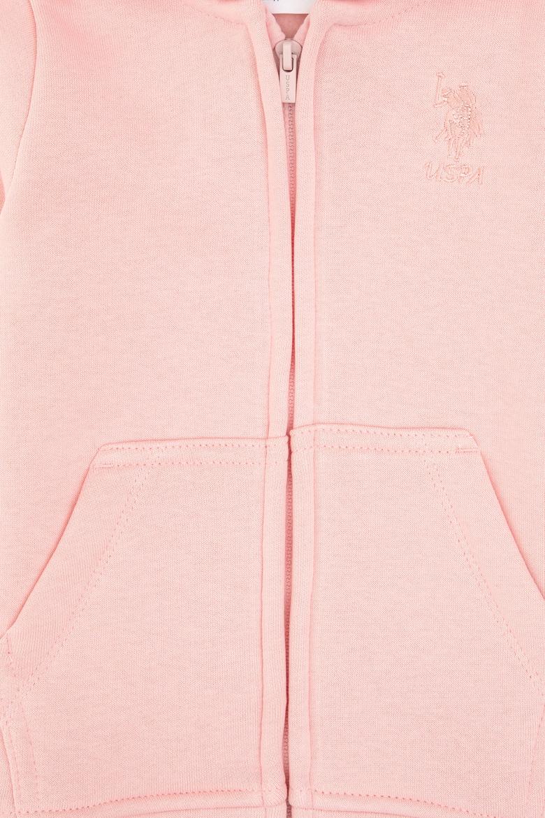 Kız Çocuk Toz Pembe Basic Sweatshirt - 50316317012