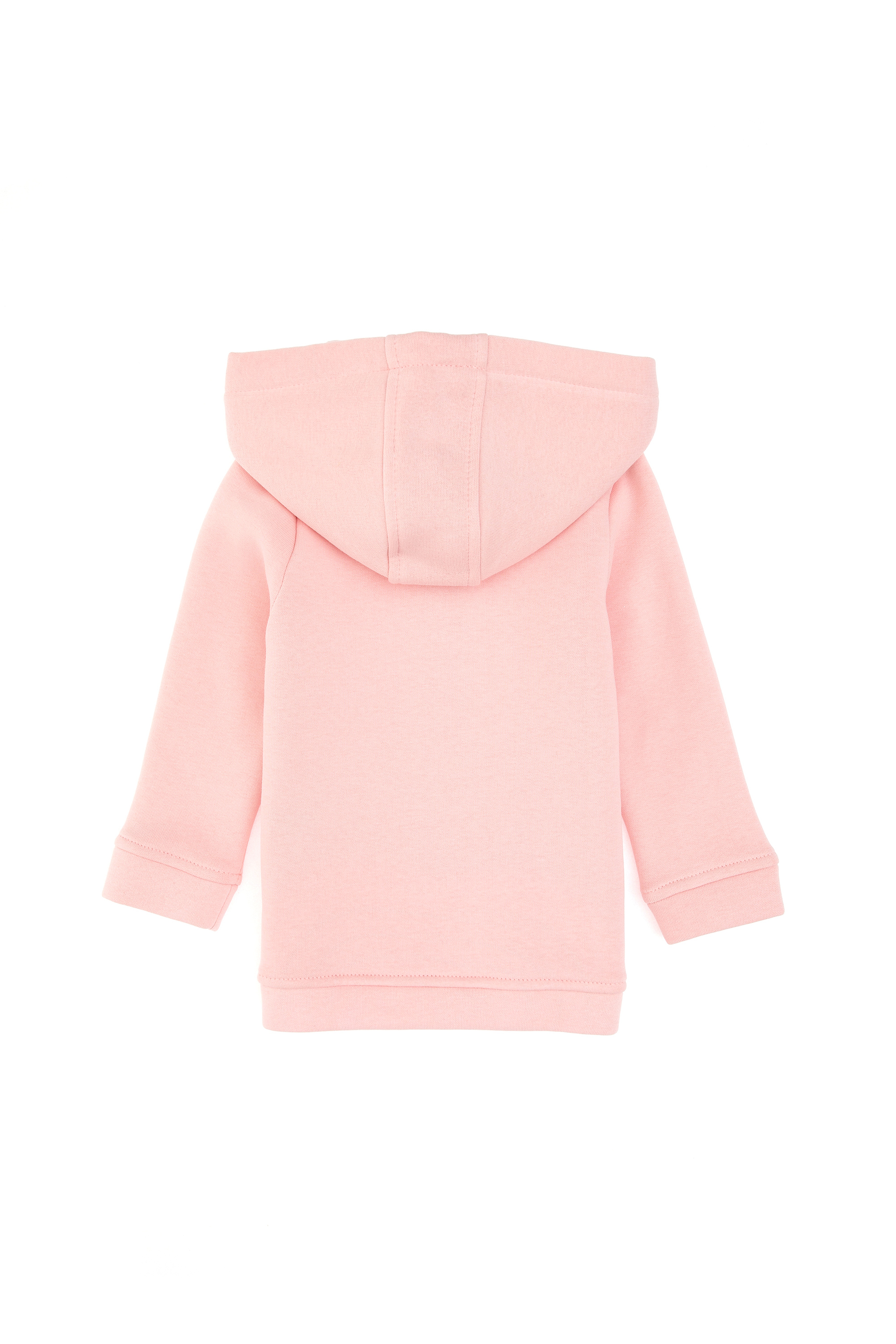 Kız Çocuk Toz Pembe Basic Sweatshirt - Image 3