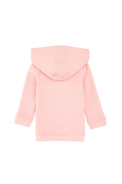 Kız Çocuk Toz Pembe Basic Sweatshirt