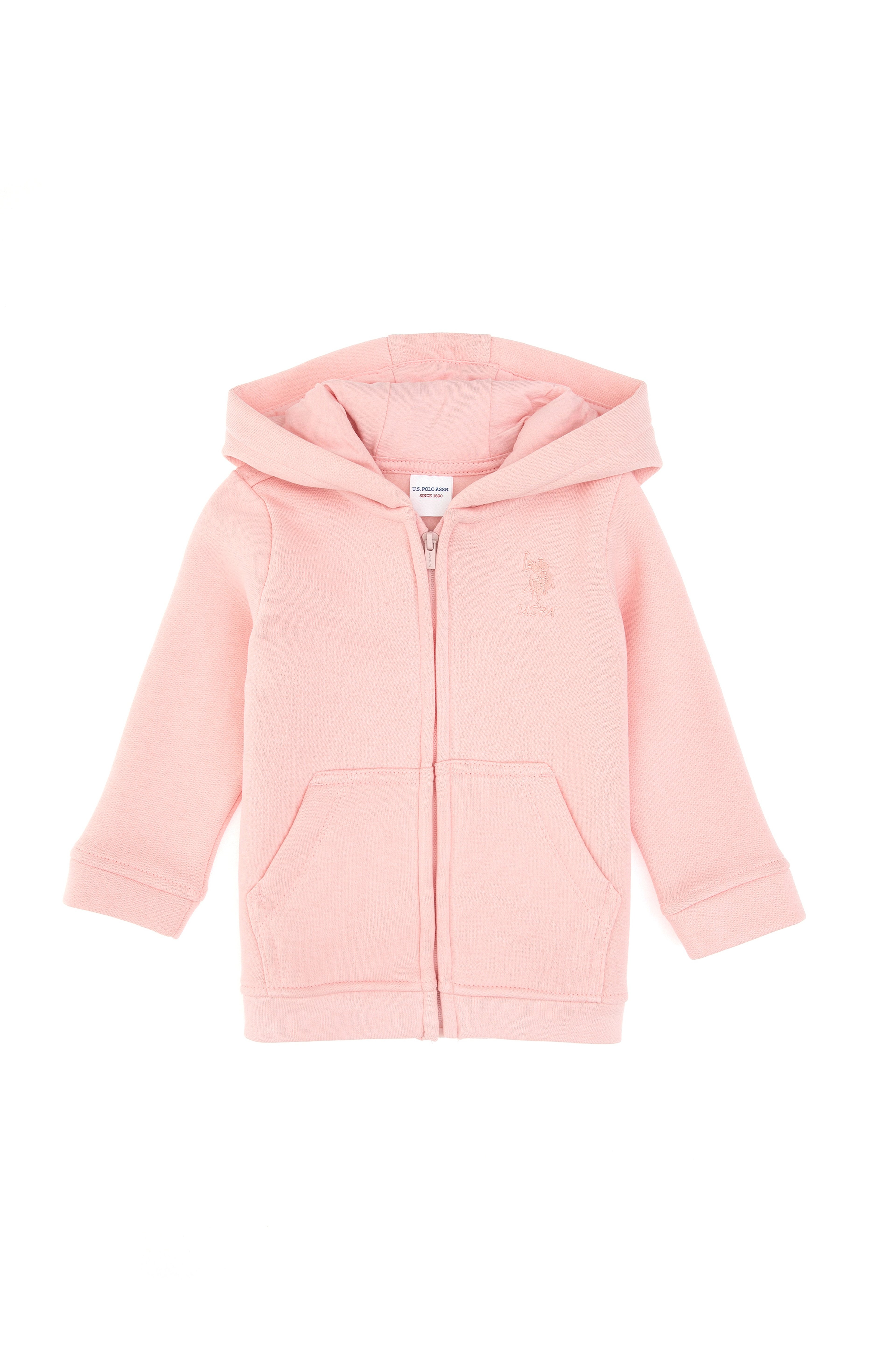 Kız Çocuk Toz Pembe Basic Sweatshirt - Image 2