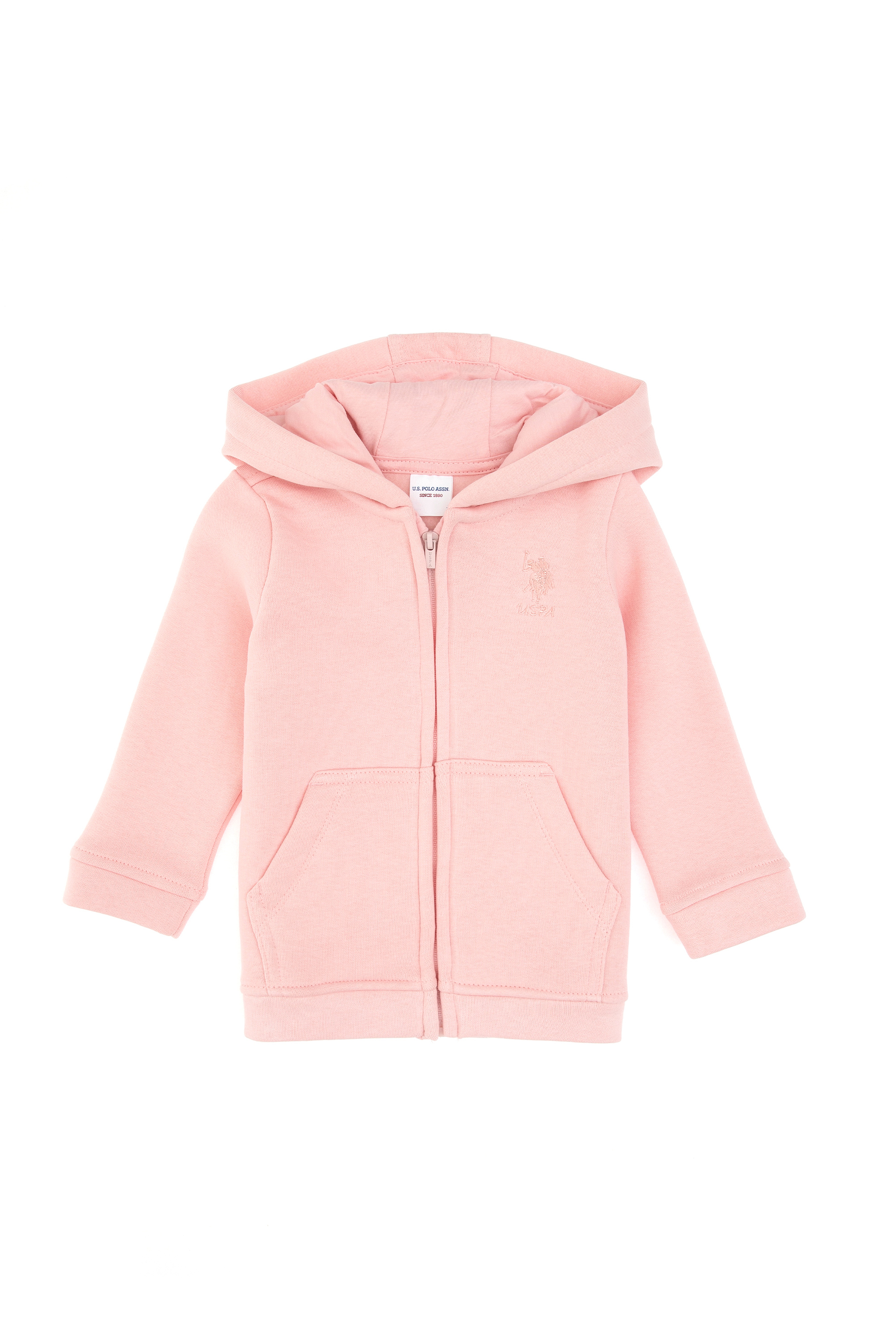 Kız Çocuk Toz Pembe Basic Sweatshirt