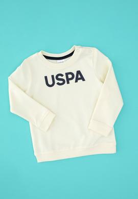 Erkek Çocuk Krem Polo Yaka Basic Sweatshirt - 50316503075
