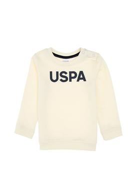 Erkek Çocuk Krem Polo Yaka Basic Sweatshirt - 50316503075