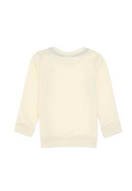 Erkek Çocuk Krem Polo Yaka Basic Sweatshirt - 50316503075