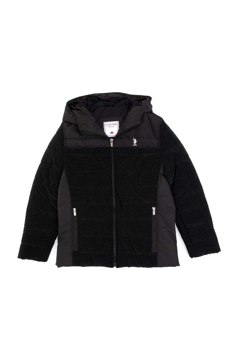 Erkek Çocuk Siyah Mont