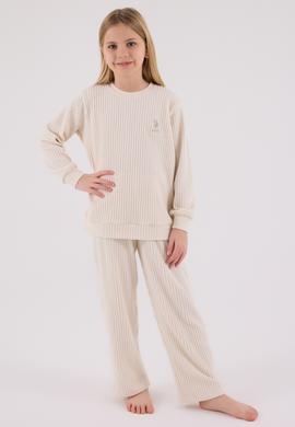 Kız Çocuk Bej Eşofman Takımı - 50318961007