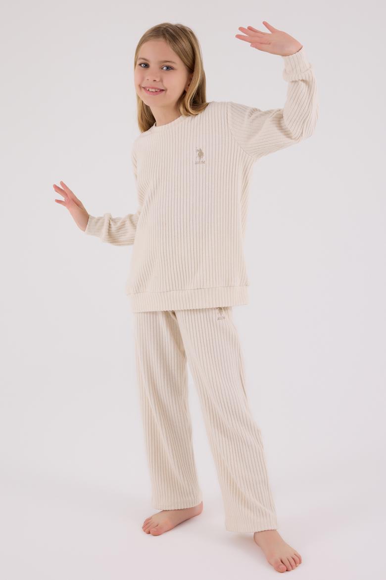 Kız Çocuk Bej Eşofman Takımı - 50318961007