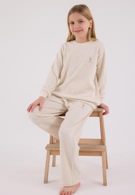 Kız Çocuk Bej Eşofman Takımı - 50318961007