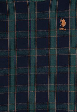 Erkek Çocuk Koyu Yeşil Bisiklet Yaka Sweatshirt - 50316520006