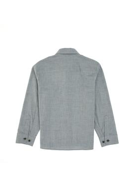 Erkek Çocuk Koyu Yeşil Uzun Kollu Basic Gömlek - 50307704061