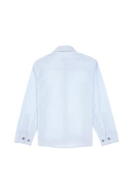 Erkek Çocuk Açık Mavi Uzun Kollu Basic Gömlek - 50307704031