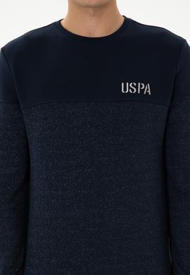 Erkek Regular Fit Bisiklet Yaka Lacivert Sweatshirt - 50316380006