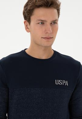 Erkek Regular Fit Bisiklet Yaka Lacivert Sweatshirt - 50316380006