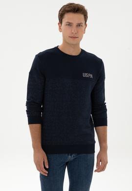 Erkek Regular Fit Bisiklet Yaka Lacivert Sweatshirt - 50316380006