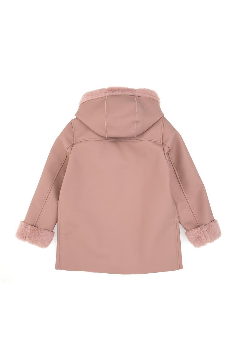 Kız Çocuk Açık Pembe Deri Ceket