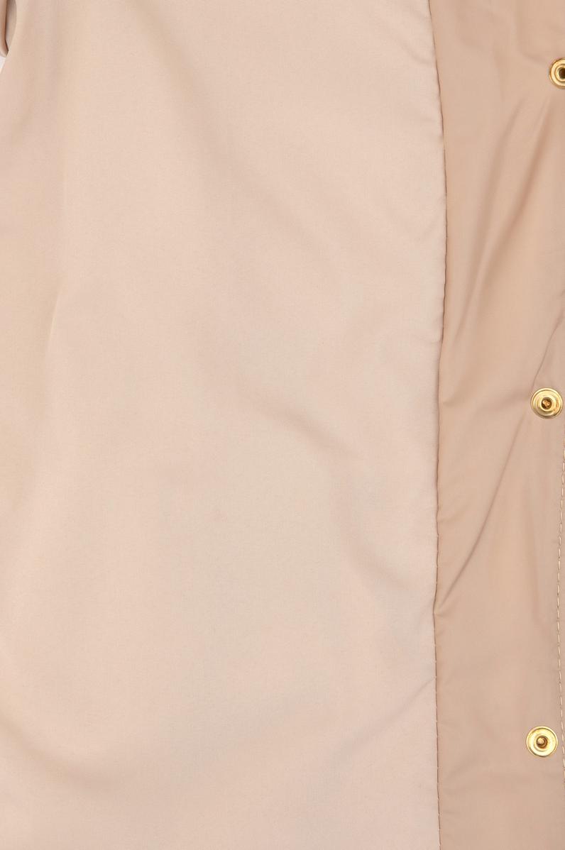 Kız Çocuk Ekru Deri Ceket